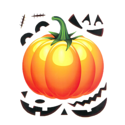 Halloween-i matrica szett