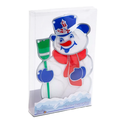 Hóember LED-es ablakdísz