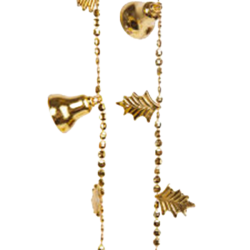 Karácsonyi girland harangokkal 260cm