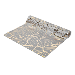 Karácsonyi asztalterítő futó 28x180cm szürke-arany