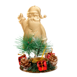 Mikulás mécsestartóval 8 x 13 cm