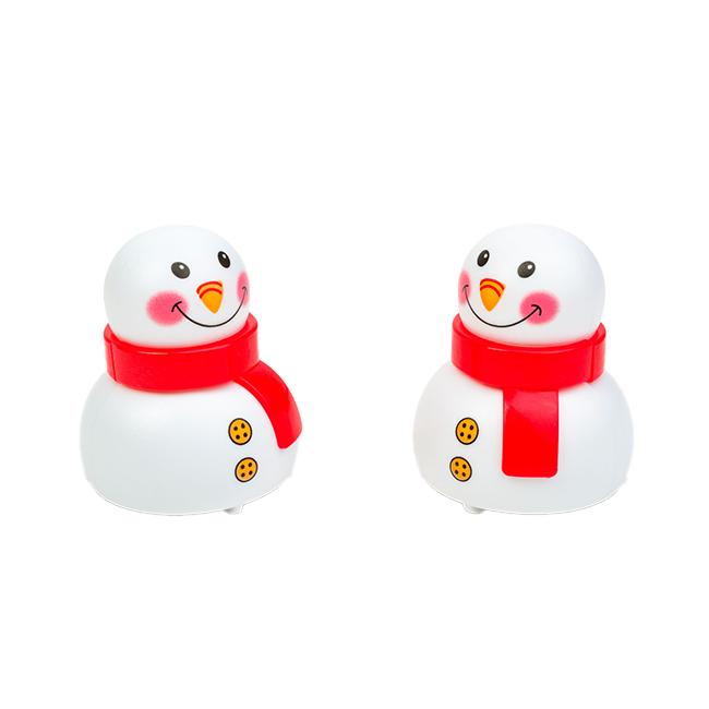 Felhúzható guruló hóember 6 x 5 x 4 cm 2db