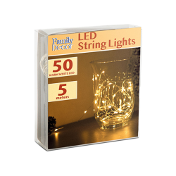 LED fényfüzér 5m 50 LED