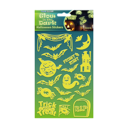 Halloweeni foszforeszkáló matrica