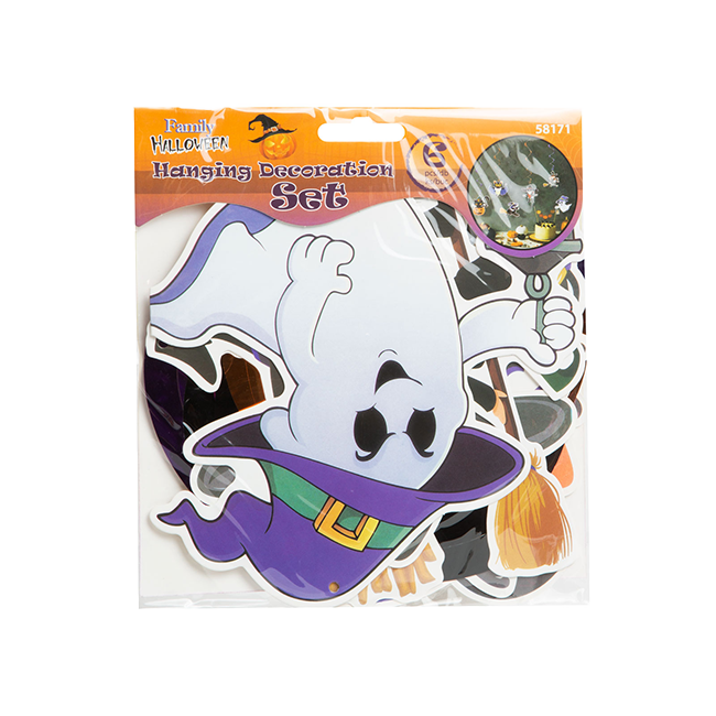Halloween dekoráció szett 6db