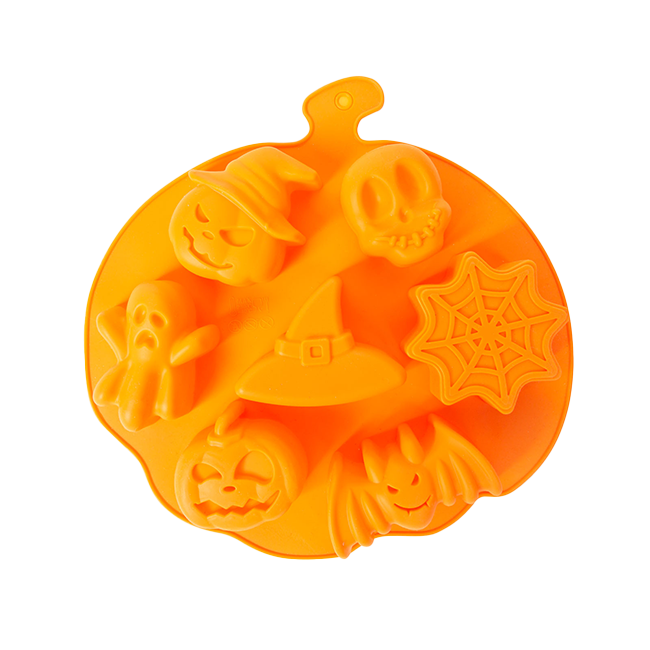 Halloweeni szilikonos sütőforma 25,6 x 25 x 3,5 cm