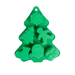 Karácsonyi szilikonos sütőforma 22x18,5x2,5cm