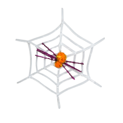 Pókháló pókkal 23 x 20 x 2,5 cm