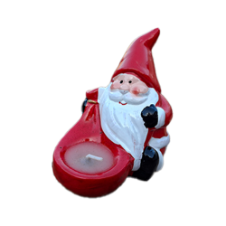 Mikulás mécses 8cm